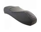 COMPLETE SEAT NOTTE VESPA GTS **BLACK W/BLACK PIPING**  (1B004499000C2)