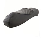 COMPLETE SEAT NOTTE VESPA GTS **BLACK W/BLACK PIPING**  (1B004499000C2)