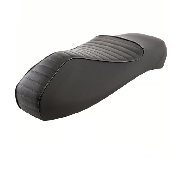 COMPLETE SEAT NOTTE VESPA GTS **BLACK W/BLACK PIPING**  (1B004499000C2)