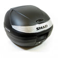 29 LITER SHAD TOP CASE MATTE BLACK W/SILVER REFLECTOR (D0B2900)