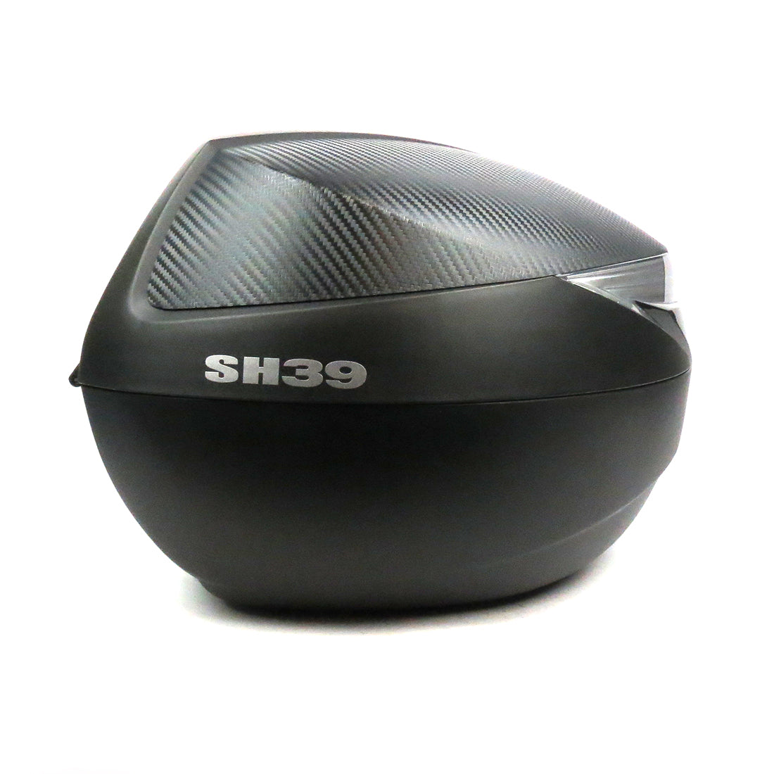 39 LITER SHAD TOP CASE-MATTE BLACK WITH CARBON FIBER STYLE INSERT
