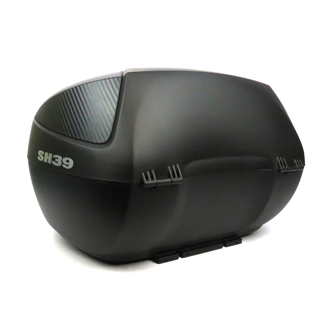 39 LITER SHAD TOP CASE-MATTE BLACK WITH CARBON FIBER STYLE INSERT