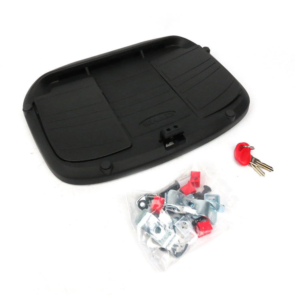 39 LITER SHAD TOP CASE-MATTE BLACK WITH CARBON FIBER STYLE INSERT