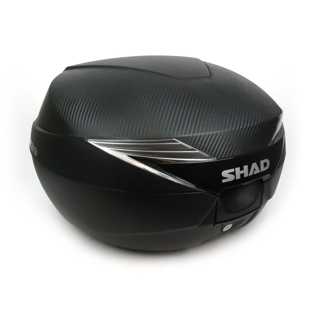 39 LITER SHAD TOP CASE-MATTE BLACK WITH CARBON FIBER STYLE INSERT