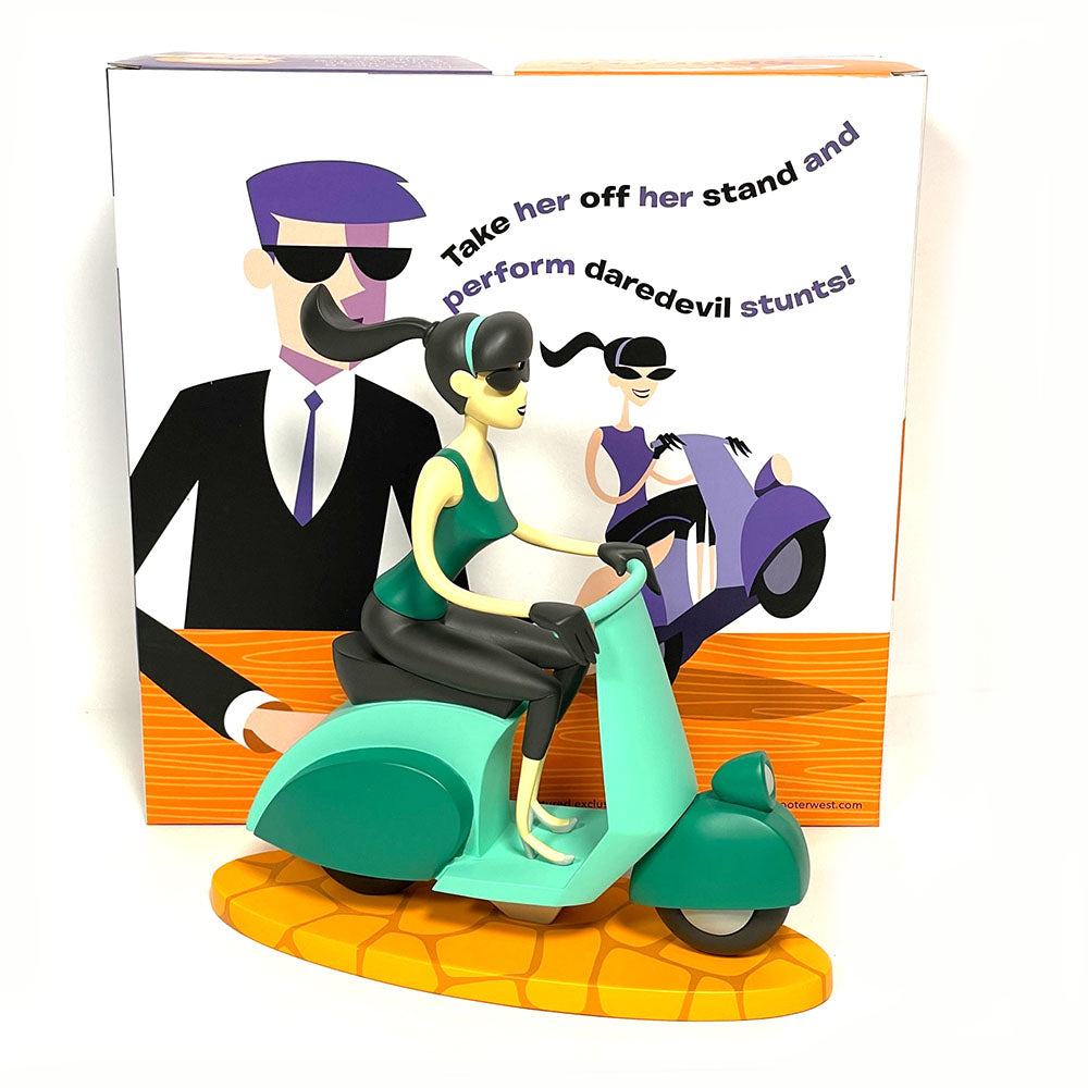 SHAG 8" SCOOTER GIRL TOY - GREEN SCOOTERWEST EXCLUSIVE EDITION OF 500 **SUPER SALE**