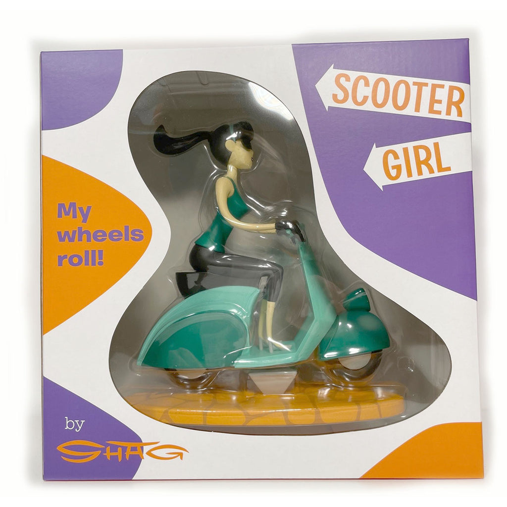 SHAG 8" SCOOTER GIRL TOY - GREEN SCOOTERWEST EXCLUSIVE EDITION OF 500 **SUPER SALE**
