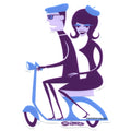 SHAG COUPLE FRENCH 2 UP