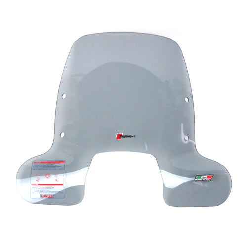 **TINTED** FACO WIDER MIDSIZE WINDSHIELD SPRINT 50/150 (INCLUDES HARDWARE) **WILL NOT WORK WITH U.S. SPEC TURN SIGNALS (SEE RELATED ITEMS)