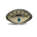100KM CLAMSHELL SPEEDO (w/Piaggio logo Uses 2.7mm speedo inner cable Bulb not included (uses round base 7mm bulb "12V2W")