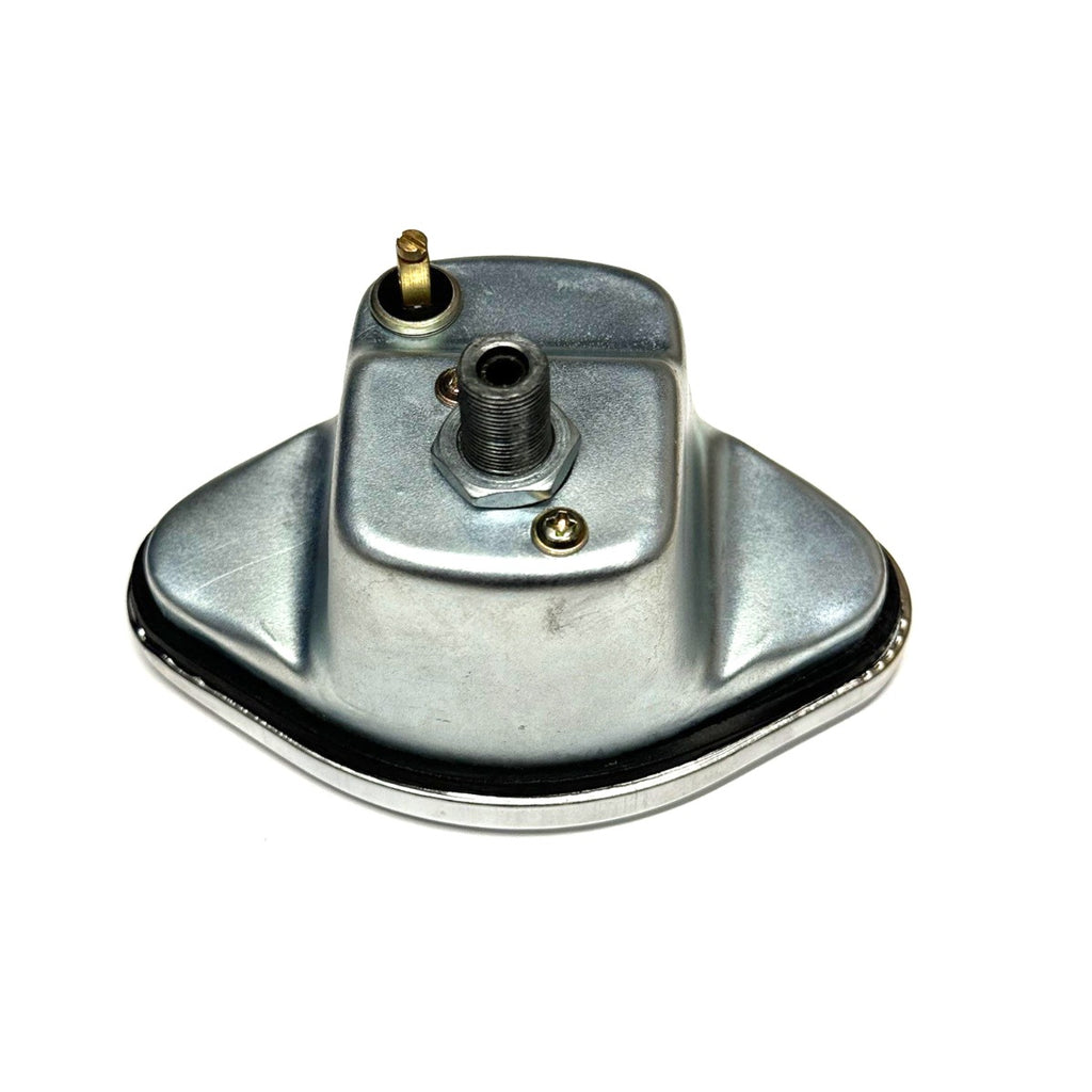 100KM CLAMSHELL SPEEDO (w/Piaggio logo Uses 2.7mm speedo inner cable Bulb not included (uses round base 7mm bulb "12V2W")