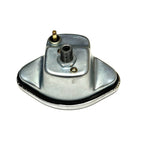100KM CLAMSHELL SPEEDO (w/Piaggio logo Uses 2.7mm speedo inner cable Bulb not included (uses round base 7mm bulb "12V2W")