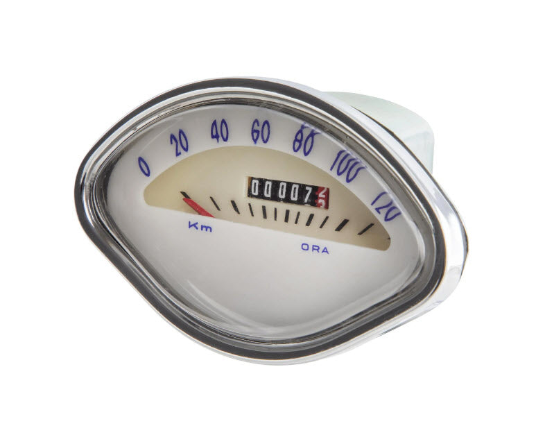 120KM CLAMSHELL SPEEDO AFTERMARKET VINTAGE VESPA (NO PIAGGIO LOGO) GL150 VBB