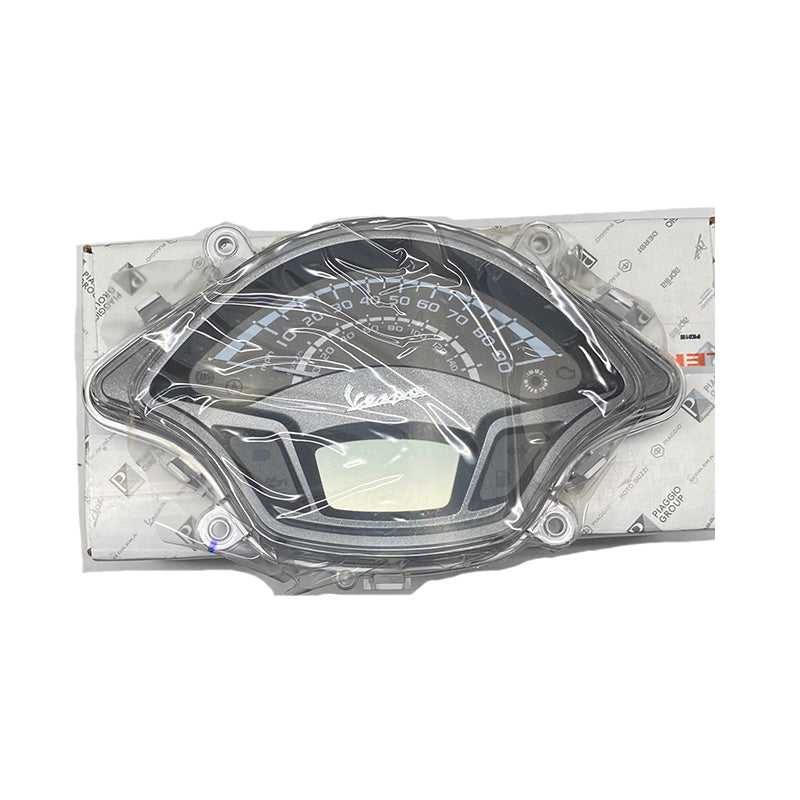 SPEEDOMETER VESPA GTS 300 ABS HPE 2015-2020 SILVER W/BLUE BACKLIGHT