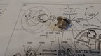 **NOS** ALUMINUM BLOCK-OFF PLUG FOR  SPEEDOMETER GEAR