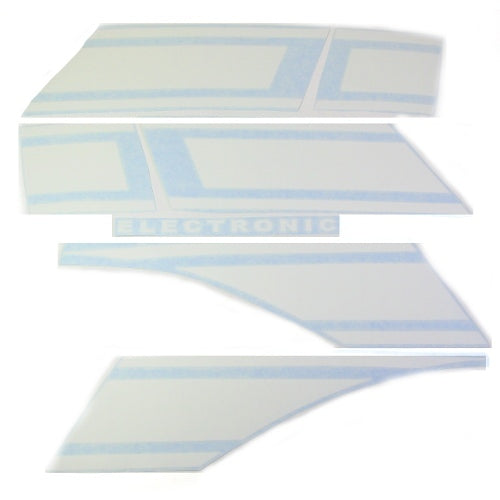 WHITE DECAL/STICKER KIT COWLS/FRONT FENDER VSE RALLY 200