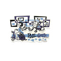 Real Gone 1950's Scooter Sticker