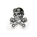 Ace Skull and Pistons Sticker