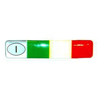Italian I Bar Puffy Decal