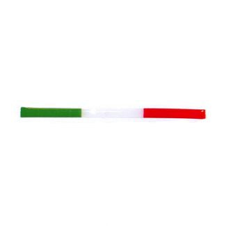 ITALIAN FLAG STRIP PUFFY DECAL STICKER (SLIM)