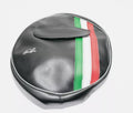 VINTAGE VESPA Italian Flag Spare Tire Cover for 10 inch tires (SMALL FRAME, GS, SS, VLB, RALLY, P SERIES, AND MORE)