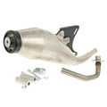 RACING EXHAUST TECNIGAS GP4, FOR VESPA LX/S/PRIMAVERA/SPRINT 50CC 4T AC 4 VALVE ONLY NICKEL PLATED