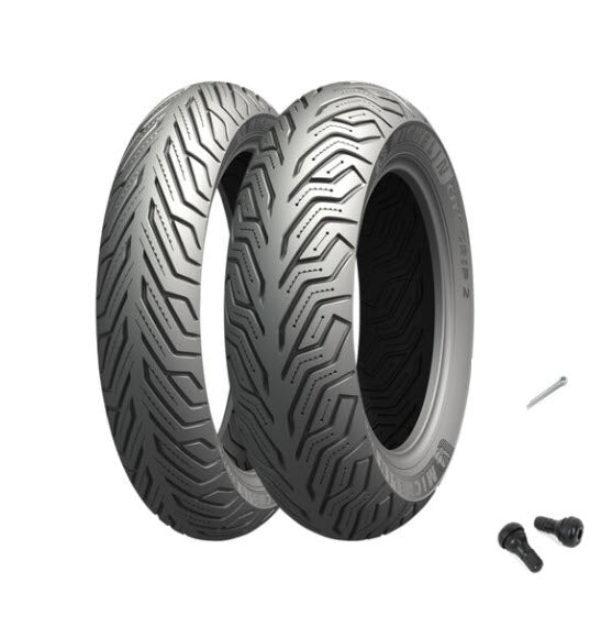 FRONT/REAR 12" TIRE KIT PRIMAVERA & SPRINT MICHELIN CITY GRIP 2