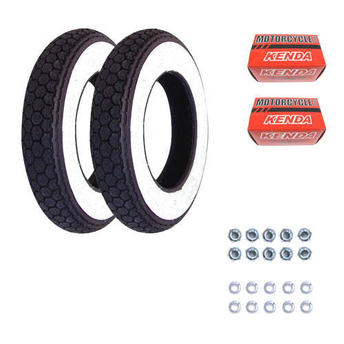 Tire Kit **CONTINENTAL WHITE WALL** P/PX/Sprint/GL/Rally