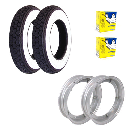 Deluxe Premium Tire Kit **CONTINENTAL WHITE WALL** P/PX/Sprint/GL/Rally
