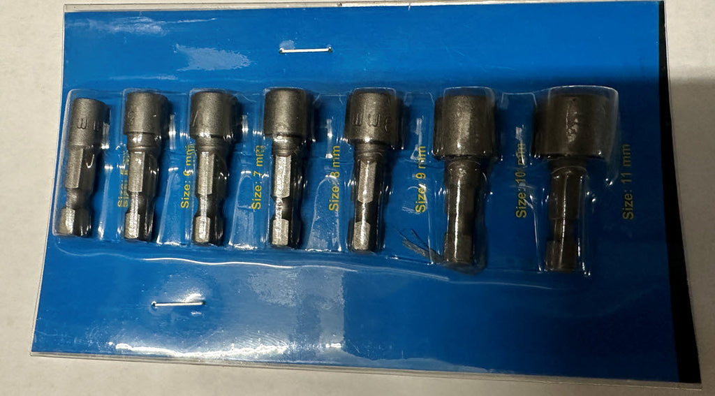 7 PC IMPACT METRIC NUT DRIVER SET