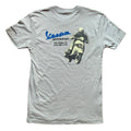 GRAY MEN'S VESPA MOTORSPORT RETRO T-SHIRT