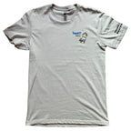 GRAY MEN'S VESPA MOTORSPORT RETRO T-SHIRT