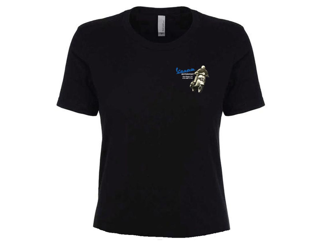 Vespa Motorsport Women's Retro Shop T-Shirt