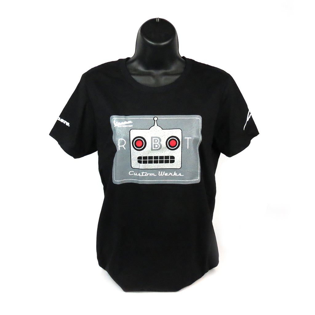 ROBOT SIGNATURE T-SHIRT WOMEN'S BLACK