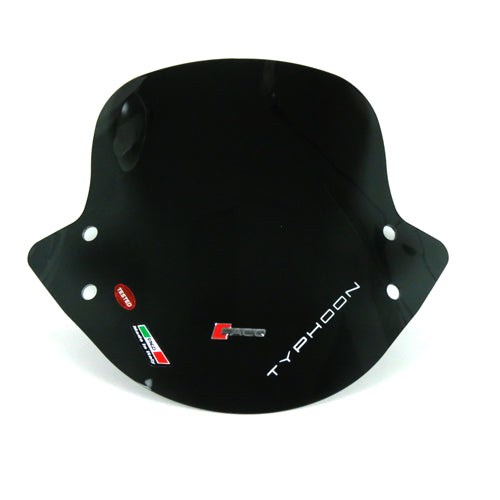 Small Tinted SMOKE Windshield by Faco For Typhoon 50-125 (2012-Current)