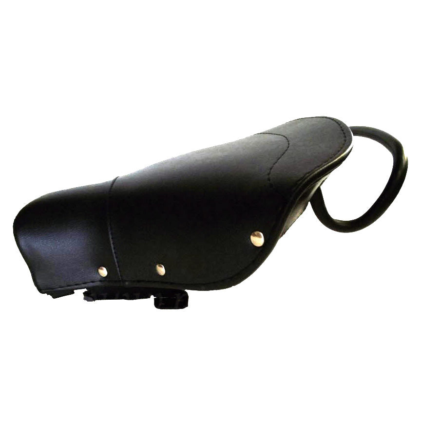 VBB STYLE SINGLE SADDLE SEAT BLACK FIT MOST LARGE FRAME VESPA 1960'S-1980'S