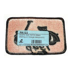 VESPA 1946 PATCH (Black stitching on Orange background) 2.5" tall x 3.875" wide **SUPER SALE**