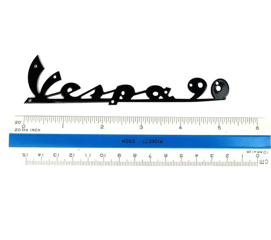 Vespa 90 Script Badge