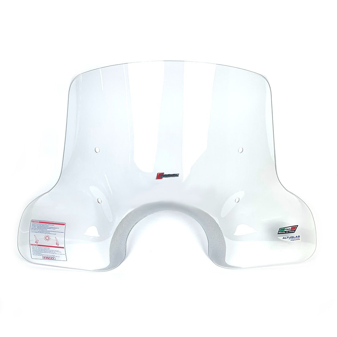 Vespa GTS Wider Mid-size Windshield by Faco Fits GT200-GTS HPE 2005-2022