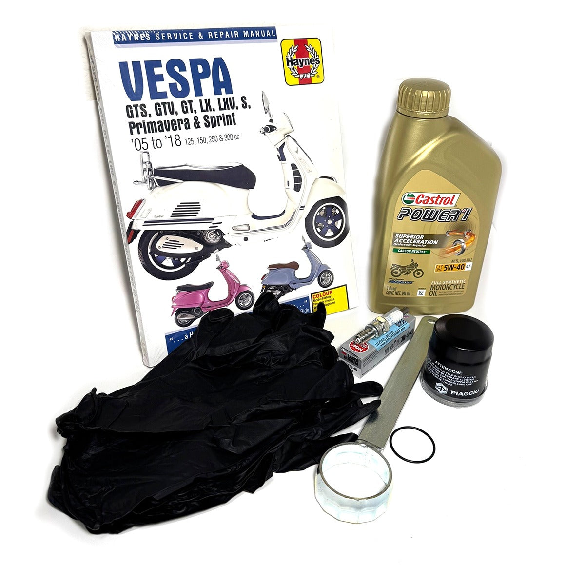 DELUXE Vespa Tune Up Kit for MOST VESPA MODELS ET4-LX150-PRIMAVERA-SPRINT-GT-GTS-GTV