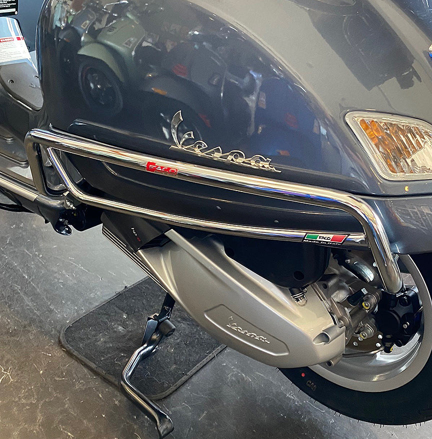 GTS GTV Super Chrome rear crash bars FACO HPE 2020-2022