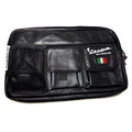 *BLACK LEATHER* GLOVE BOX BAG VESPA GTS 200 300 GTS310 PRIMAVERA, SPRINT, PX **SCOOTERWEST EXCLUSIVE**