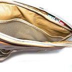 *TAN LEATHER* GLOVE BOX BAG TAN VESPA GTS 200-300 GTS310 PRIMAVERA, SPRINT, PX **SCOOTERWEST EXCLUSIVE**