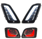COMPLETE SET OF 4 SMOKED LENS LED SWITCHBACK RUNNING AND TURN SIGNAL LIGHT KIT GT200 GTS250 GTS SUPER 300 HPE GTV 2005-2022