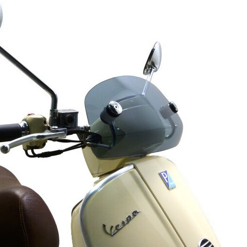 **SMOKE** STOCK STYLE SMALL FLYSCREEN WINDSHIELD VESPA GT60/GTV/SEI GIORNI 2006-2022
