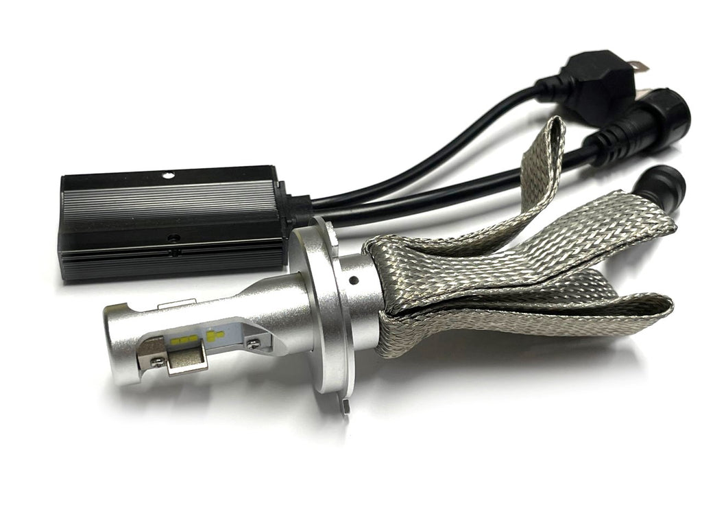 LED H4 HEADLIGHT KIT FOR VESPA LX150, GT/GTV/GTS/SUPER 300/HPE (2005-2022), SPRINT/PRIMA 150 (2015-2018), FLY 2006-2020, LIBERTY 150 2017-2024 ALL BUDDY  **SUPER SALE**