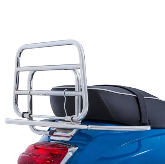 CUPPINI FOLDING REAR RACK W/GRAB HAND RAIL VESPA LX 50/150 LXV S 50/150