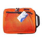 FLUORESCENT ORANGE INSIDE TOPCASE LID OR UNDERSEAT STORAGE COMPARTMENT POCKET W/ NETTING (11.5" x 9") **CLOSEOUT**