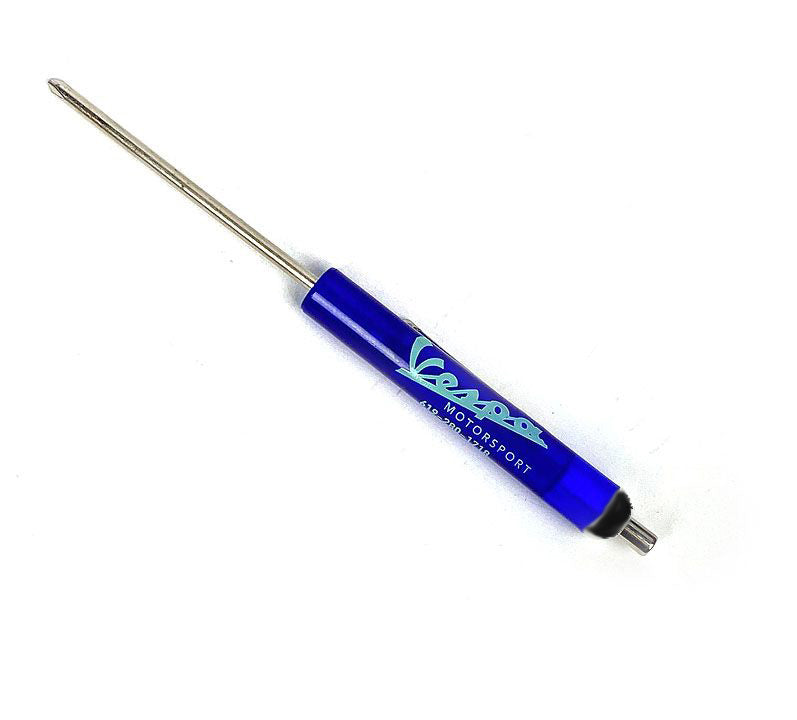 VESPA MOTORSPORT REVERSIBLE FLAT BLADE AND PHILIP HEAD MINI SCREW DRIVER WITH MAGNET