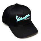 Vespa Motorsport Baseball Cap Hat Black, One size fits all