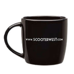 HUGE 20OZ CERAMIC VESPA MOTORSPORT MUG IN BLACK